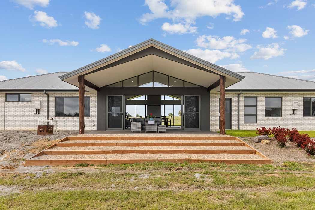 Exterior of home representing building approval stage