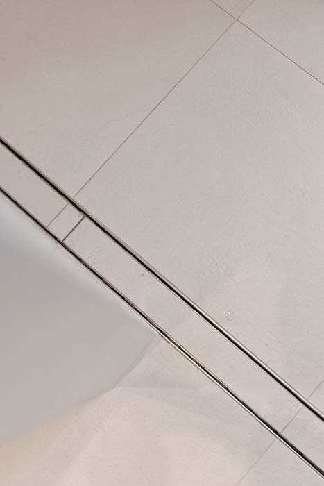 Modern flooring design with porcelain tiles in Canberra, Australia